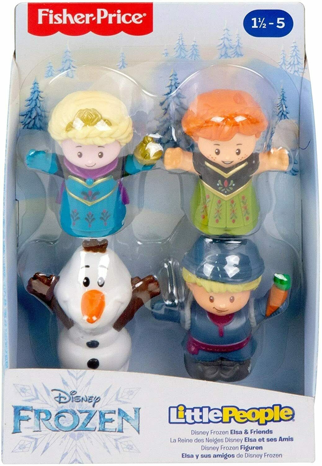 Fisher-price - Disney Frozen Elsa & Friends By Little People, Figure 4-pack