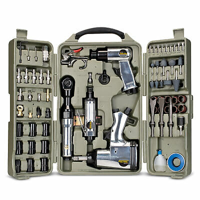 Trades Pro 71 Piece Air Tool And Accessories Kit With Storage Case, 836668