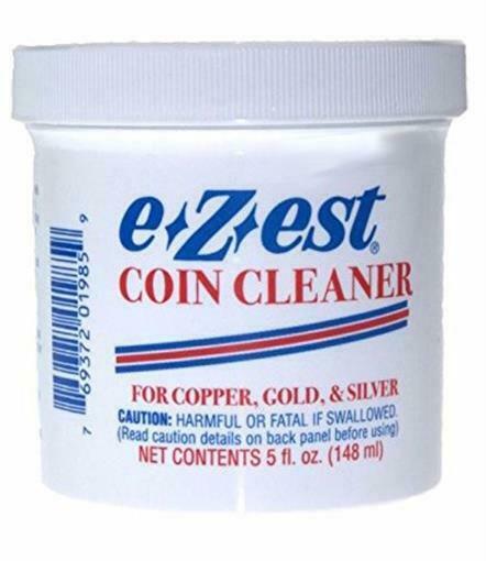 E Z Est Ezest Easy Coin Jewelry Cleaner 5 Oz For Gold Silver & Copper Items New