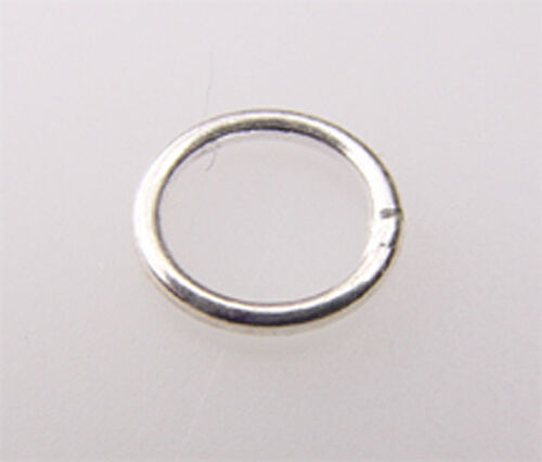 #721 Sterling Silver Closed Jump Ring Of 5mm-32mm