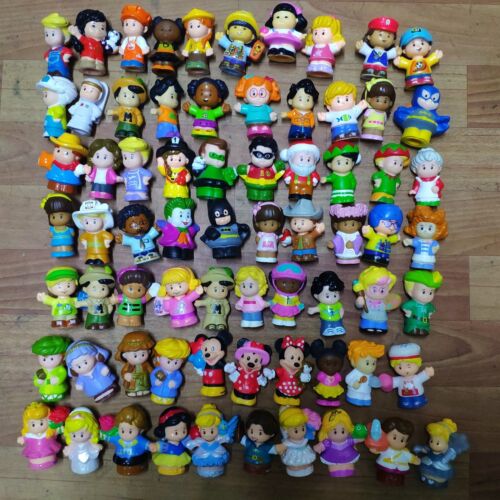 Lot Of 15pcs Random Fisher Price Little People Figures Toys- No Repeat