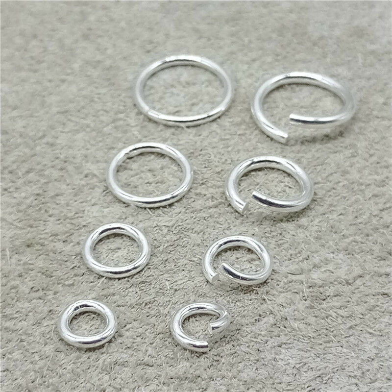 925 Sterling Silver Open Or Closed Jump Rings 5mm 6mm 8mm 10mm