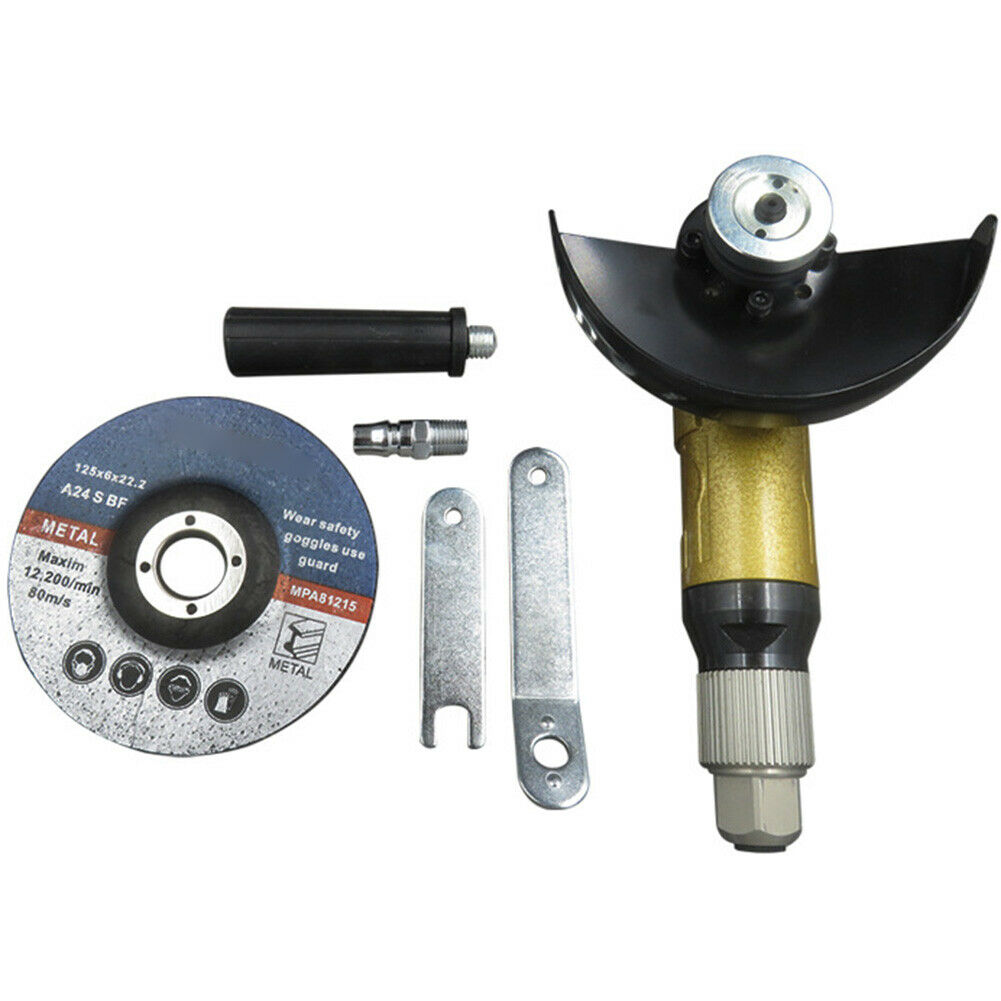 5" Pneumatic Angle Grinder Tool With Cutting Machine 125mm Sanding Tools