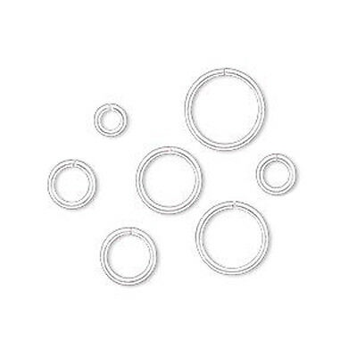 20 Sterling Silver Filled Open Jump Rings 18ga - 4mm 5mm 6mm 7mm 8mm 9mm 10mm