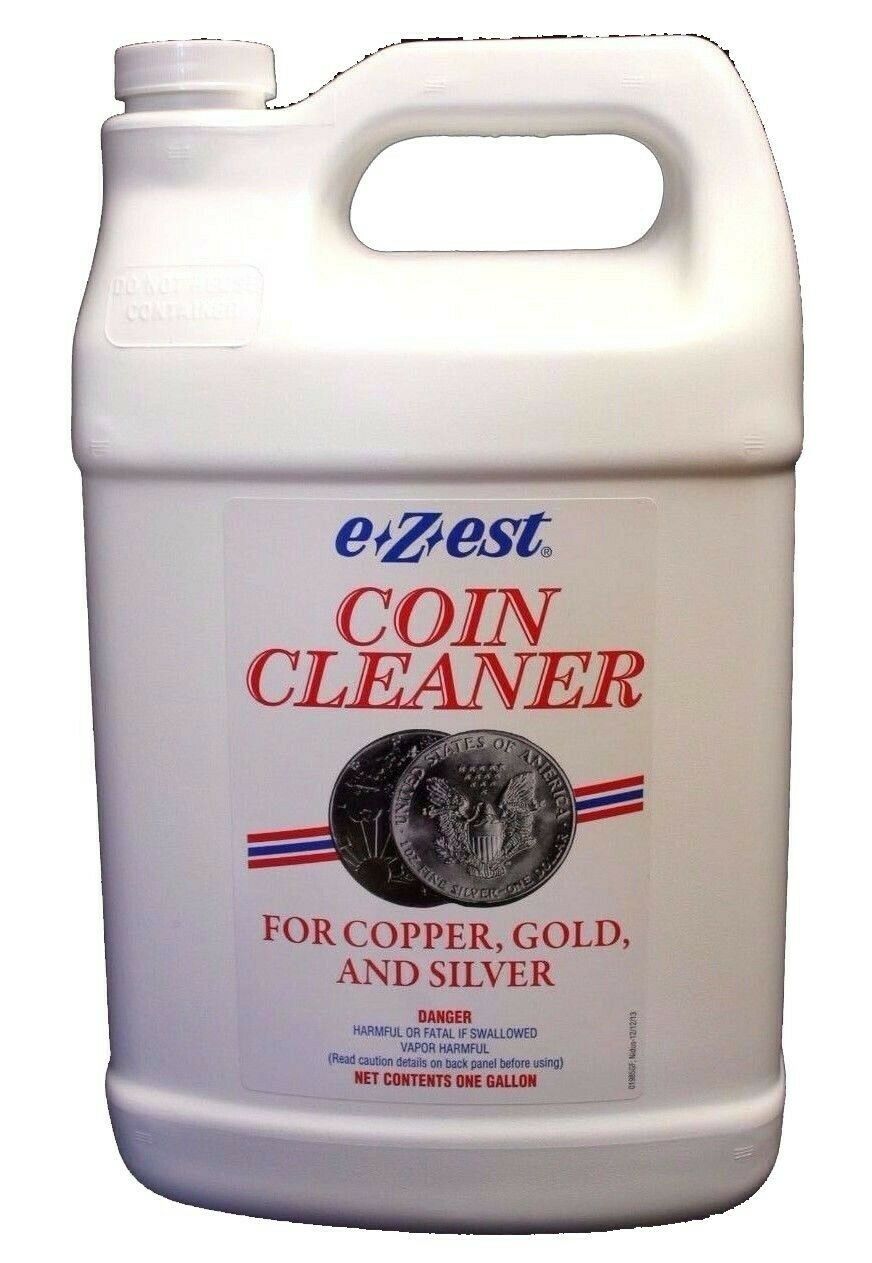 E Z Est Ezest Easy Coin Jewelry Cleaner For Gold Silver & Copper Items Gallon