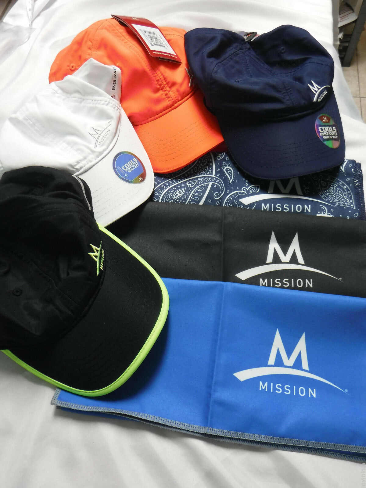 Mission Enduracool Multi Cool Baseball Cap Your Choice & Free Mission Towel /x@