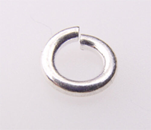 #721 Sterling Silver Open Jump Ring Of 5,6,7mm