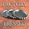 1000 Qty - Flat Bottle Caps Factory Pressed Flattened Bottlecap Necklace Jewelry