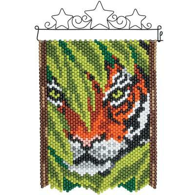 Herrschners® Shadow Tiger Beaded Banner Kit