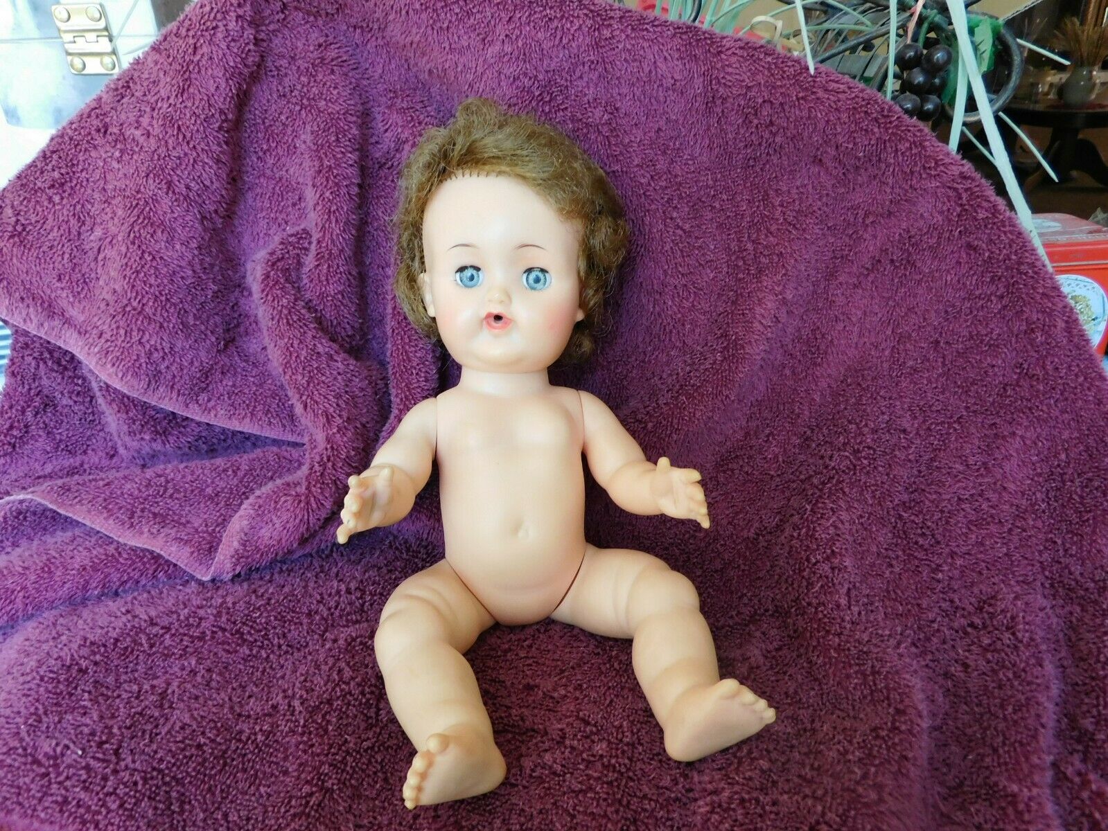 Adorable Vintage Ideal Vw-1 " Betsy Wetsy" Caracul Hair Baby  Price Drop