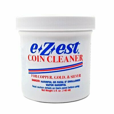E Z Est Ezest Easy Coin Jewelry Cleaner 5 Oz For Gold Silver & Copper Items