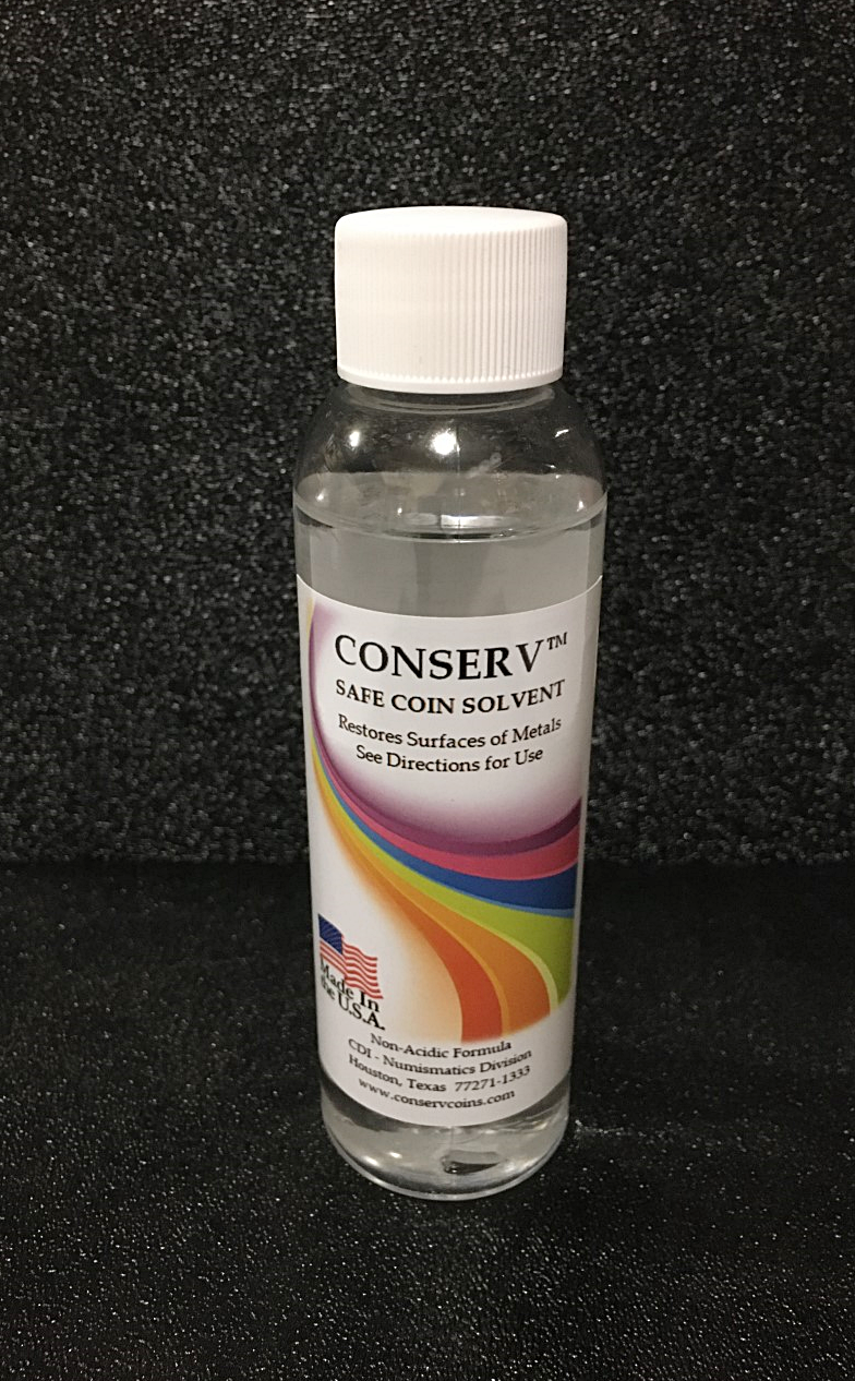 Conserv Safe Coin Solvent - 4oz Bottle - Direct From Manufacturer